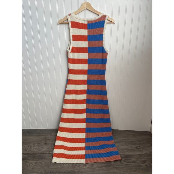 Minkpink Madi Dress Women's M Striped Tamara Spliced Knit Vacation Beach - Picture 6 of 6